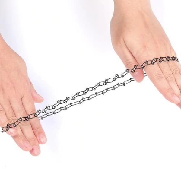 12-pak Choker Halskæde / Halsbånd - One size Sort one size