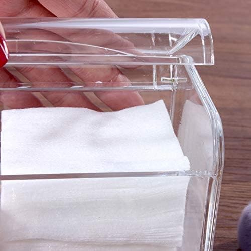 Qtip-hållare och dispenser för bomullsbollar, tops, runda bomullspads