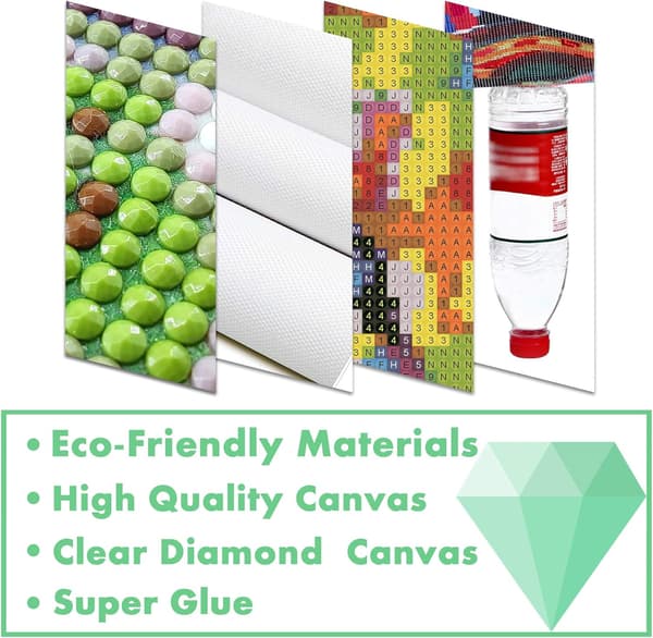 (30x40cm) DIY Valp Diamantmålning Kit, 5D Diamantbroderi A