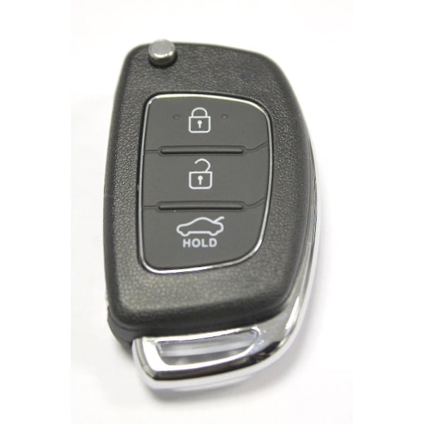 3-painikkeinen taittuva avainkotelo Hyundai I10 I20 I40 Ix35 Santa Fe -kauko-ohjaimelle