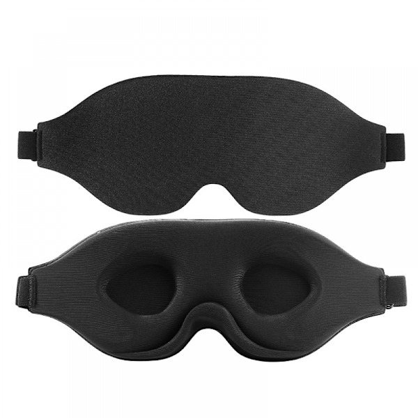 Sovemaske til sidesovere, lysblokerende 3D-sovemaske, blød og åndbar øjenmaske til kvinder og mænd