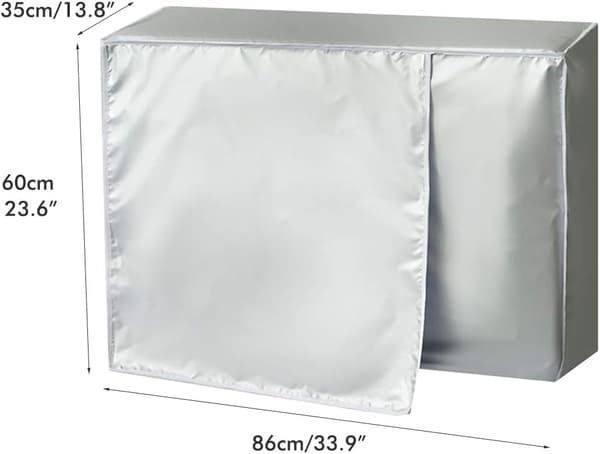 Ilmastointilaitteen suojat talvikäyttöön ulkona (86x35x60cm) Pölytiivis A