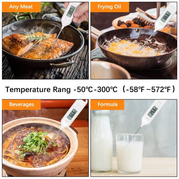Kökstermometer, 3 sekunder hög noggrannhet digital kötttermometer