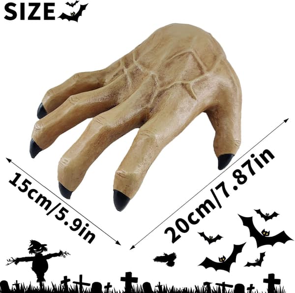 Halloween Demonklør, Halloween-dekorasjon Demonkloformet Res