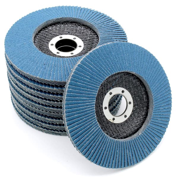 Skivekammer │ blå │ 10 stk │ Ø 115 mm │ korning 80 │ Flekk
