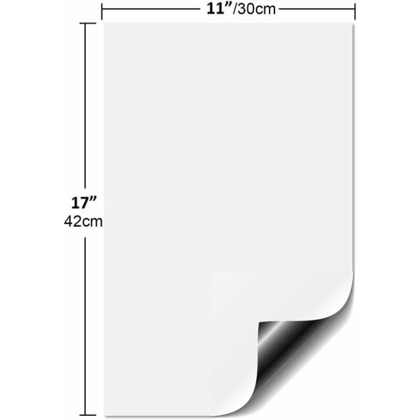 A3 Magnetisk Whiteboard Magnetisk Kylskåp och List Kök Whiteboar