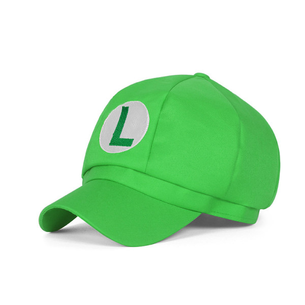 Super Mario Luigi Hat - Børnekostume - Perfekt til karneval