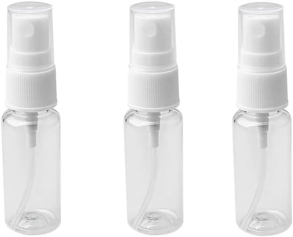 5 kpl Suihkepullosetti, 20 ml Läpinäkyvät Hienosuihkepullot Muoviset Tyhjät