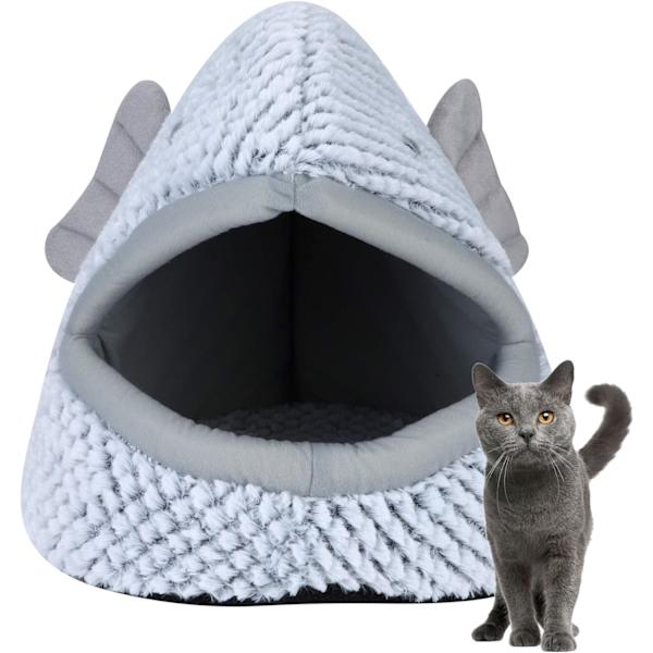 Mysig Kattkoja Kupol Mysig Grotta Kennel Hundkorg Söt Fiskformad