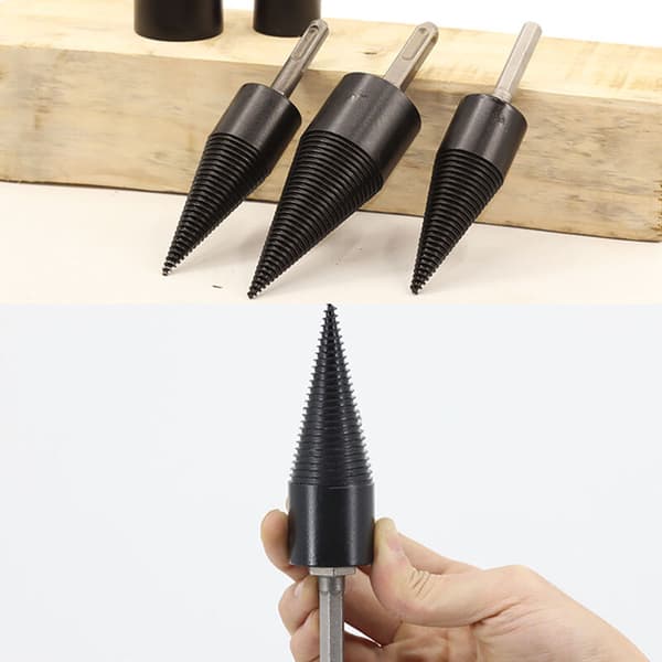 32mm Træskærerbor, Træsplitteværktøj, Konisk Log Splitter