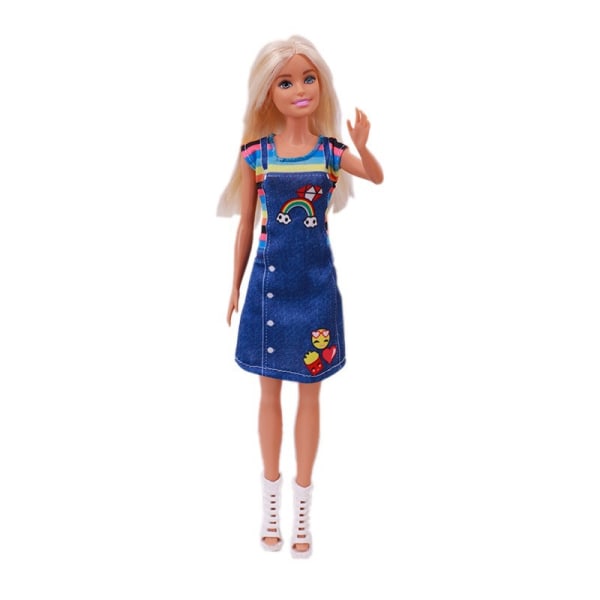 10 kpl 30 cm nukkevaatteet 11 tuuman Barbie Princess -vaatteet nukketytöille