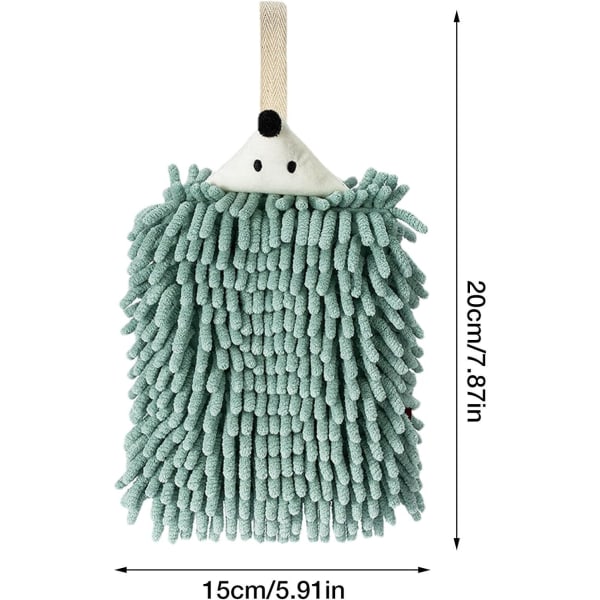 Chenille Handdukar för Kök och Badrum, Super Mjuka Chenille Bollhanddukar, Tjocka Absorberande Kökshanddukar, Badhanddukar