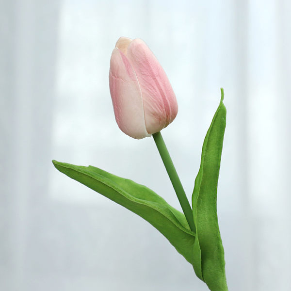 11 stj konstgjorda tulpanbuketter PU-simuleringstulpaner med stora blomknoppar Real Tou