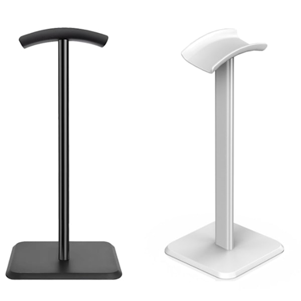 Hodemmontert hodetelefonstativ svart, aluminium skrivebordslegering headset displaystativ