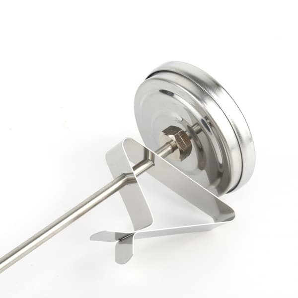 Friteuse termometer rustfritt stål - Frityrtermometer - Kjøkkentermometer - Oljetermometer - 40 cm - 20 til 280°C - Grilli
