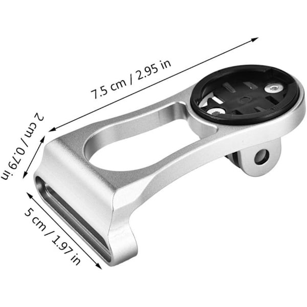 Cykelcomputerstöd Förlängning Aluminium Cykel Odometerfäste H