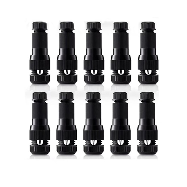 Set med 10 12-14 Gauge Utomhusbelysning Lågspänningskablar