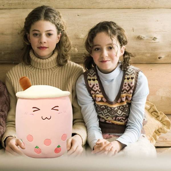 Plush-lelu, Bubble Tea -pehmolelu, Koristeellinen pehmuste, Söpö