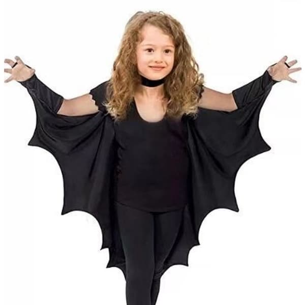 Vampyr flagermus kostume til børn, sort
