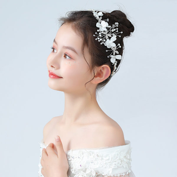 Hårband för flickor, koreansk version, blomsterflicka, prinsessa, födelsedag, fest