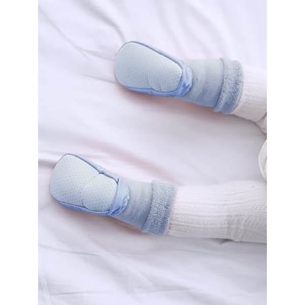 Tofflor med halkfria babysockor 2 par, babysockor och strumpor för mig