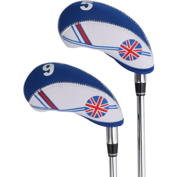 (14.5x7x0.8cm)Set av 10 (UK),Blå - Golfklubba Järnöverdrag Huvudöverdrag För Titleist, Callaway