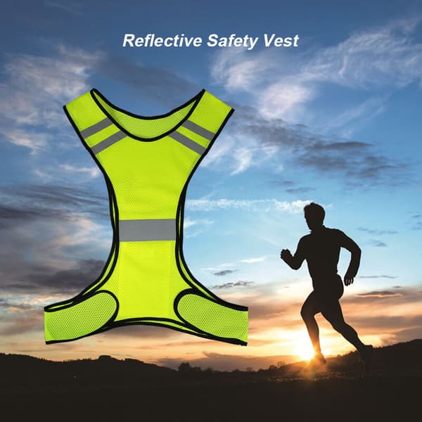 Lettvekt Høy Synlighet Pustende Mesh Refleksvest for R