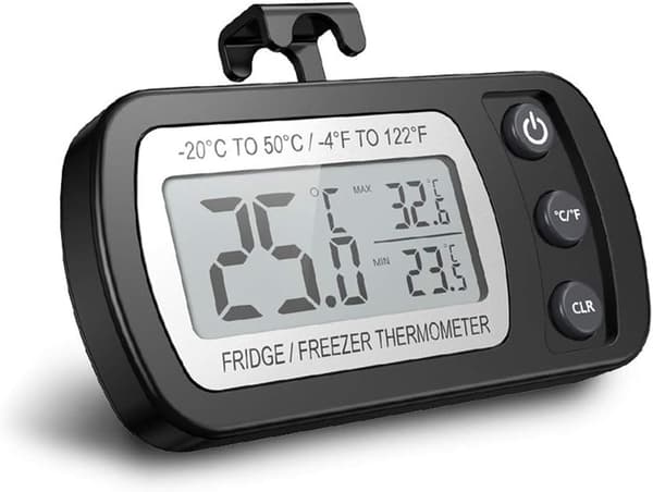 Digital Køleskabs-Termometer, Vandafvisende Fryser-Termometer
