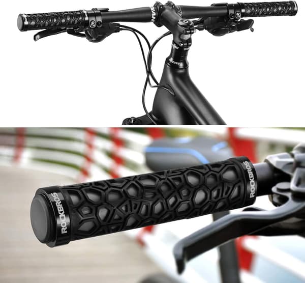 1 par MTB-styregrep, ergonomisk acex sykkelgrep 2 ender, nei