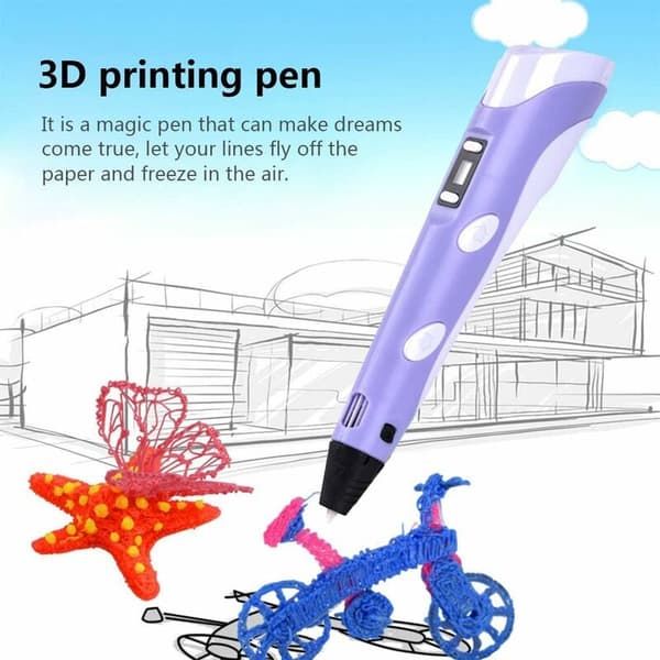 3D-printpenn - 1,75 mm ABS- og PLA-kompatibel 3D-printpenn