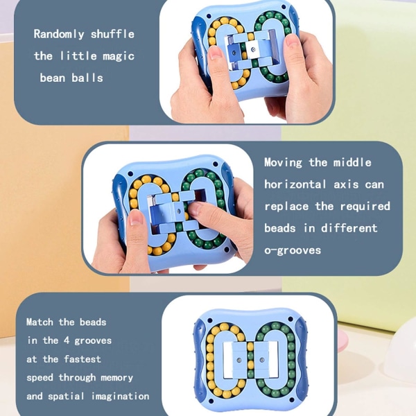 Fidget Spinner Leksaker Roterande Magisk Kubpussel, Sudoku Hjärnteaser