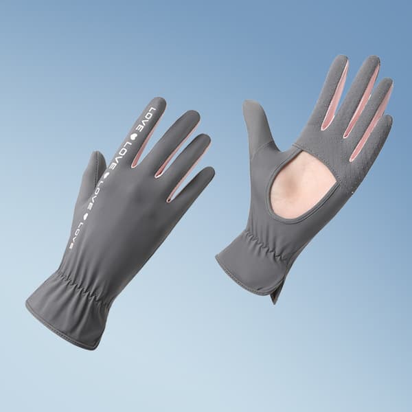 Pairs Dam Solhandskar UV-skydd Sommar Körhandskar Touch