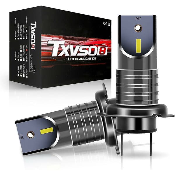 LED Bilfrontlykter 2 stk 110w H7 LED Bilfrontlykter 3000K