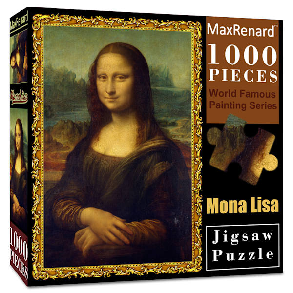 1000-bitars pussel för vuxna Utmanande pussel Perfekt för spelkvällar, 3-pack (Mona Li