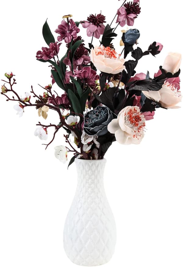 Plastvaser for blomster, holdbare og moderne dekorative blomstervaser