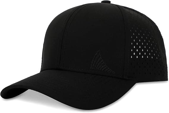 1-pak, sort, 5-panel buet skygge vandtæt performance snap cap