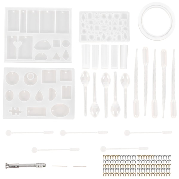 DIY-form för bokstavsdekoration i resin, 127 delar, ljusform