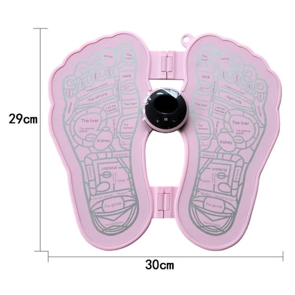 Fodmassager blod cirkulation stimulator ben elektrisk, EMS fod
