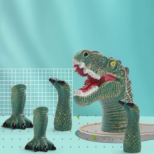 Dinosaurie Fingerdocka Rolig Fingerdocka Djurleksaker för Barn