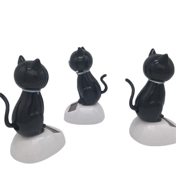 Solcelled bobblehead legetøj - Bildekoration - Dansende dyrefigur