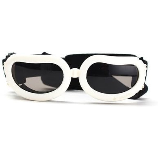 Udendørs hundesolbriller Øjenbeskyttelsesbriller Anti-UV Vandtæt