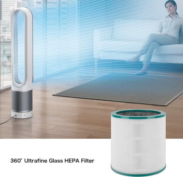 HEPA Luftrenser Filter til Dyson TP00, 02, 03, AM11, BP01 Lilla