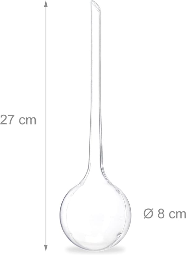 Set med 4 Dubbla Veckans Bevattningssystem Bollar, Inflyttbara, Transparent