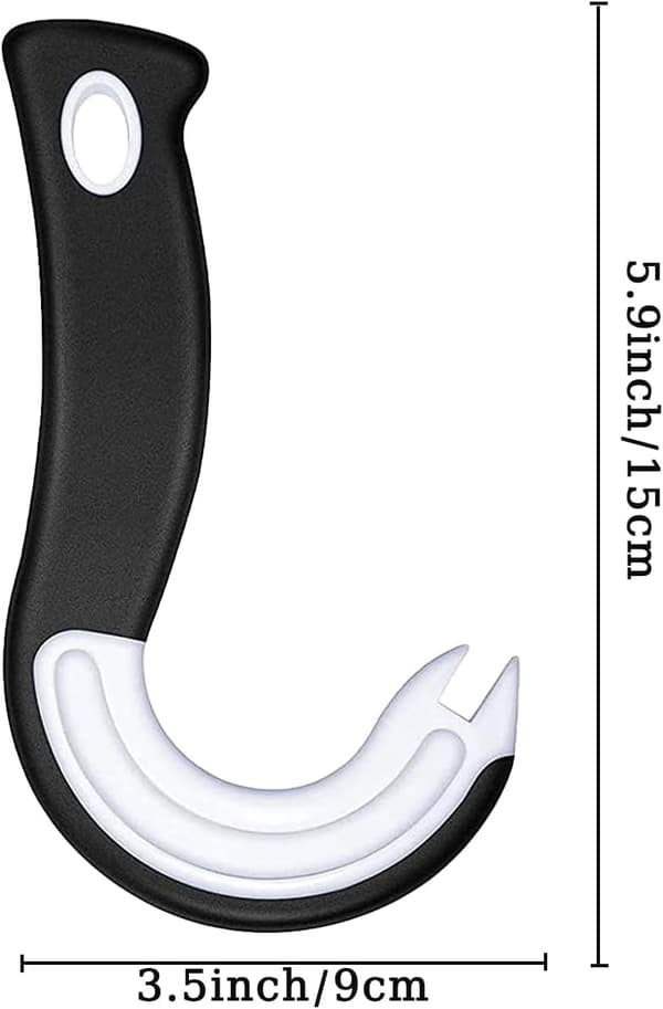 J-krok boksåpner (1 stk), enkel ringboksåpner, boksåpner med