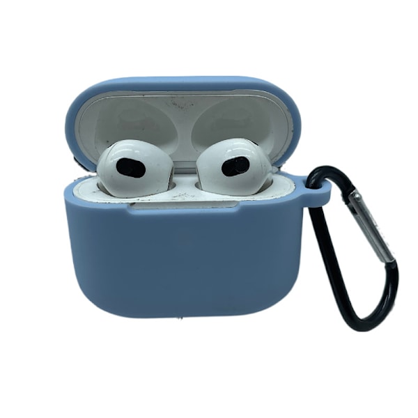 3-pak, Airpods 3 Etui Airpods 3. generations etui Kvinder 2024 Silikone til iPod 3 Ørepropper Trådløs opladning