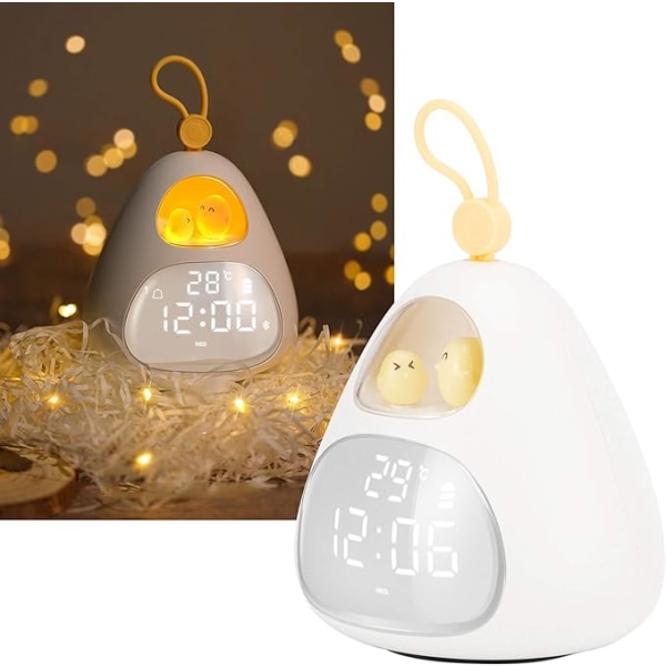 Väckarklocka för barn Barn Sovtränare Nattlampa USB laddning