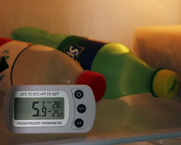 Kjøleskapstermometer, digitalt frysetermometer, vanntett