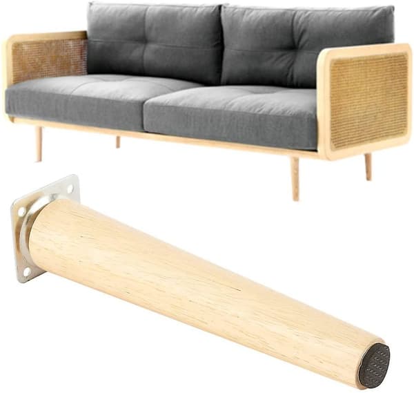 4 st träbordben, trämöbelben, trämöbelben