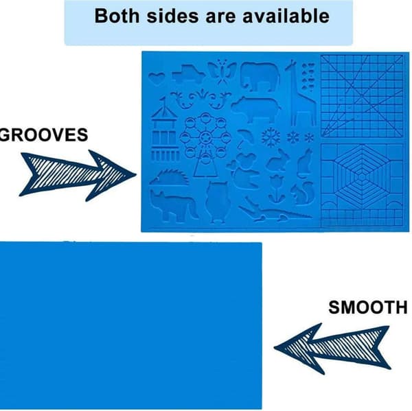 3D-pennmodell, 3D-utskriftspennmodell, stor matte (41,5 x 27,5 cm) med