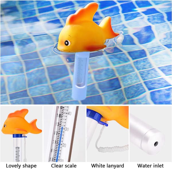 Swimmingpool-termometer, Flydende Pooltermometer Sød Tegneserie